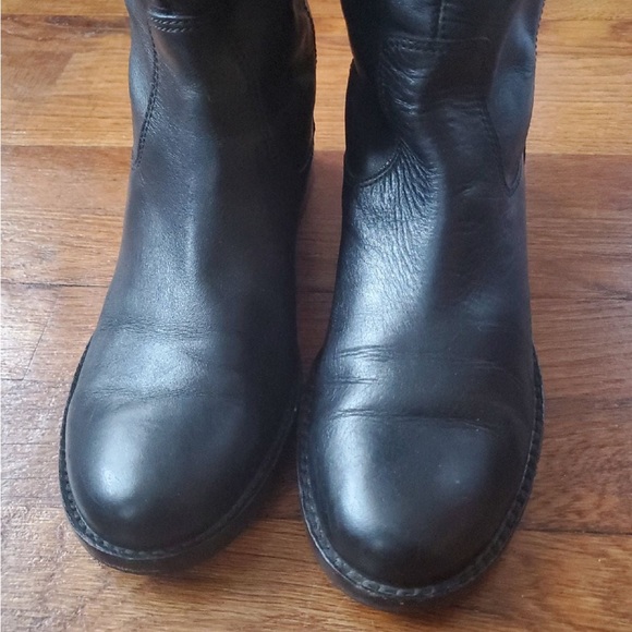 Coach 'Joele' Knee High Leather Riding Boots - Picture 3 of 8